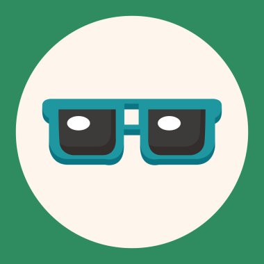 Seyahat ekipman güneş gözlüğü Tema öğeleri simge öğesi