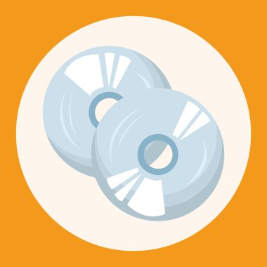 Cd-Rom Tema öğeleri simge öğesi