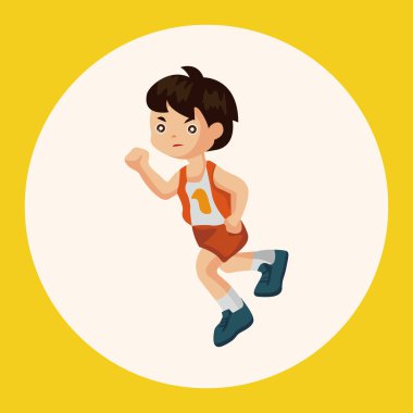 Atletizm sporcular Tema öğeleri simge öğesi