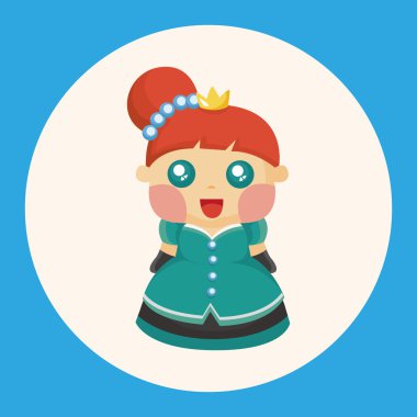 Royal Tema Prenses öğeleri simge öğesi