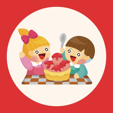 Anaokulu Çocuk Tema öğeleri simge öğesi