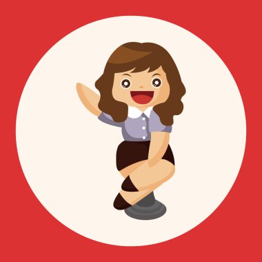 Ofis çalışanları Tema öğeleri simge öğesi