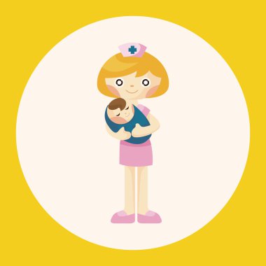 Hemşire Tema öğeleri simge öğesi