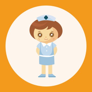 Hemşire Tema öğeleri simge öğesi