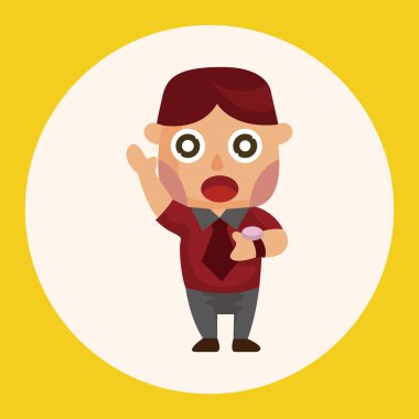 Ofis çalışanları Tema öğeleri simge öğesi