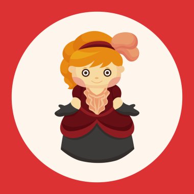 Ortaçağ karakter karikatür Tema öğeleri simge öğesi