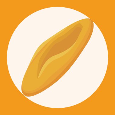 ekmek Tema öğeleri simge öğesi