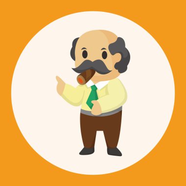 Patron Tema öğeleri simge öğesi