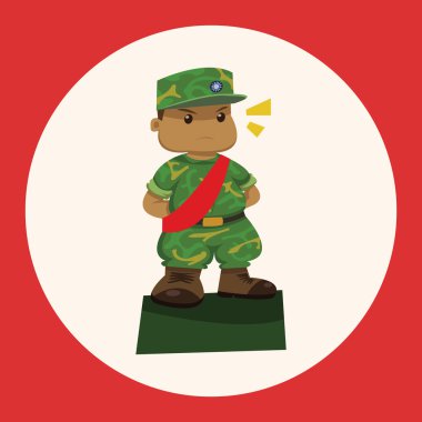 insanlar Tema asker öğeleri vektör, eps simgesi öğesi