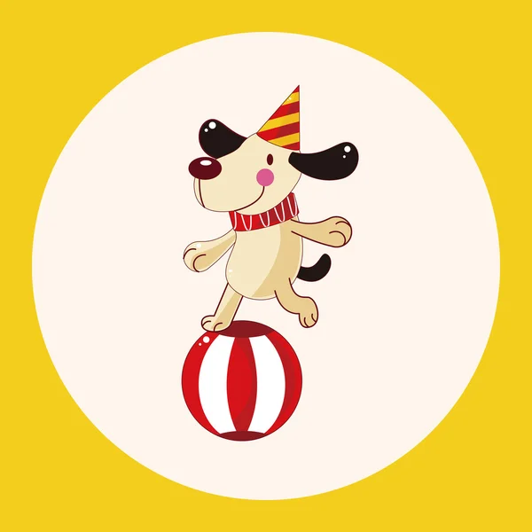 Circus dier thema elementen pictogram element — Stockvector