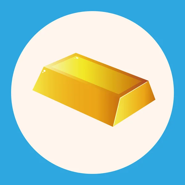 Elementi a tema oro elemento icona — Vettoriale Stock