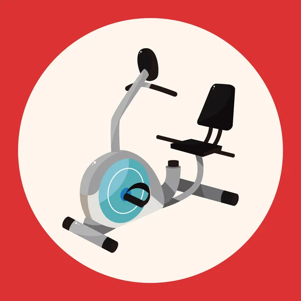 Elementos temáticos Fitness Equipment elemento icono — Vector de stock