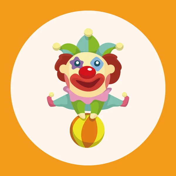小丑的主题元素图标元素 — 图库矢量图片