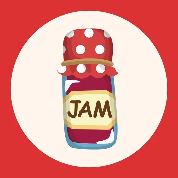 Jam theme elements icon element — Stock Vector