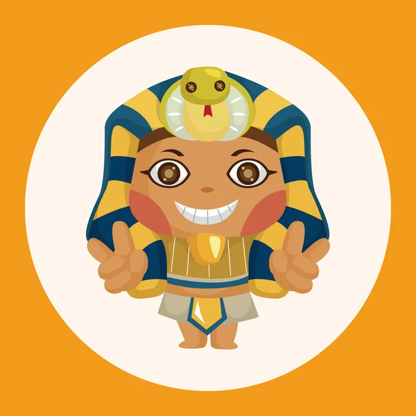 Pharaoh theme elements icon element — Stock Vector