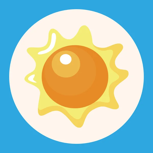 Espaço sol tema elementos ícone elemento —  Vetores de Stock