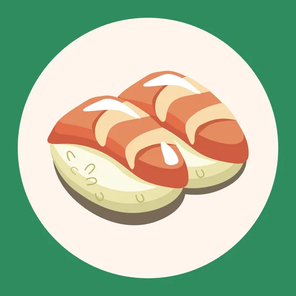 Sushi theme elements icon element — Stock Vector