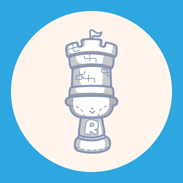 Chess theme elements  icon element — Stock Vector