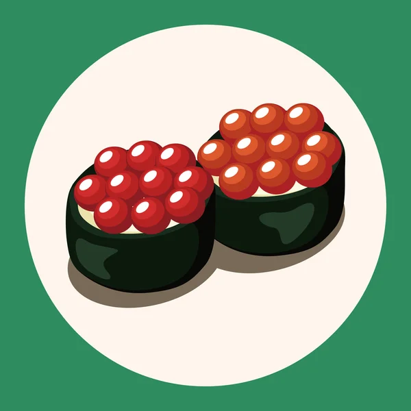Elementi del tema Sushi elemento icona — Vettoriale Stock