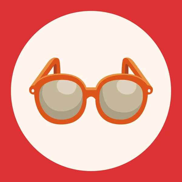 Elementi a tema occhiali elemento icona — Vettoriale Stock