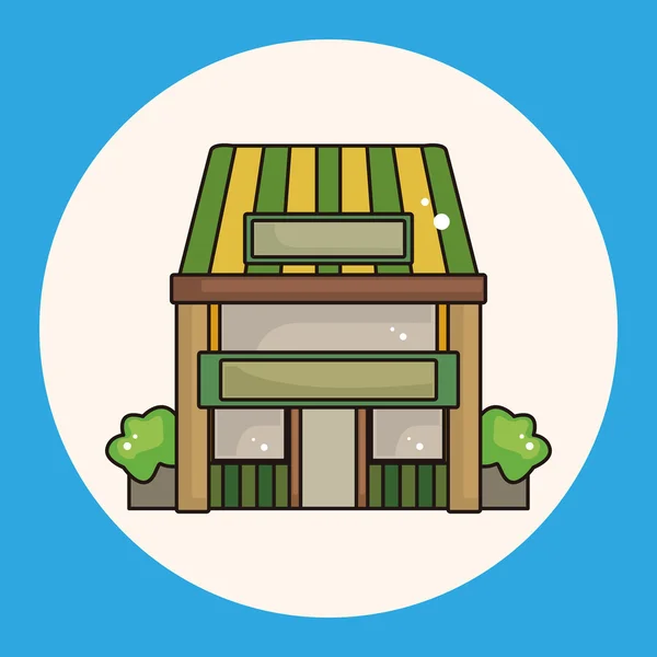 Loja loja elementos do tema elemento ícone — Vetor de Stock