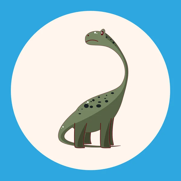 Dinosaurierthema Elemente Symbol-Element — Stockvektor