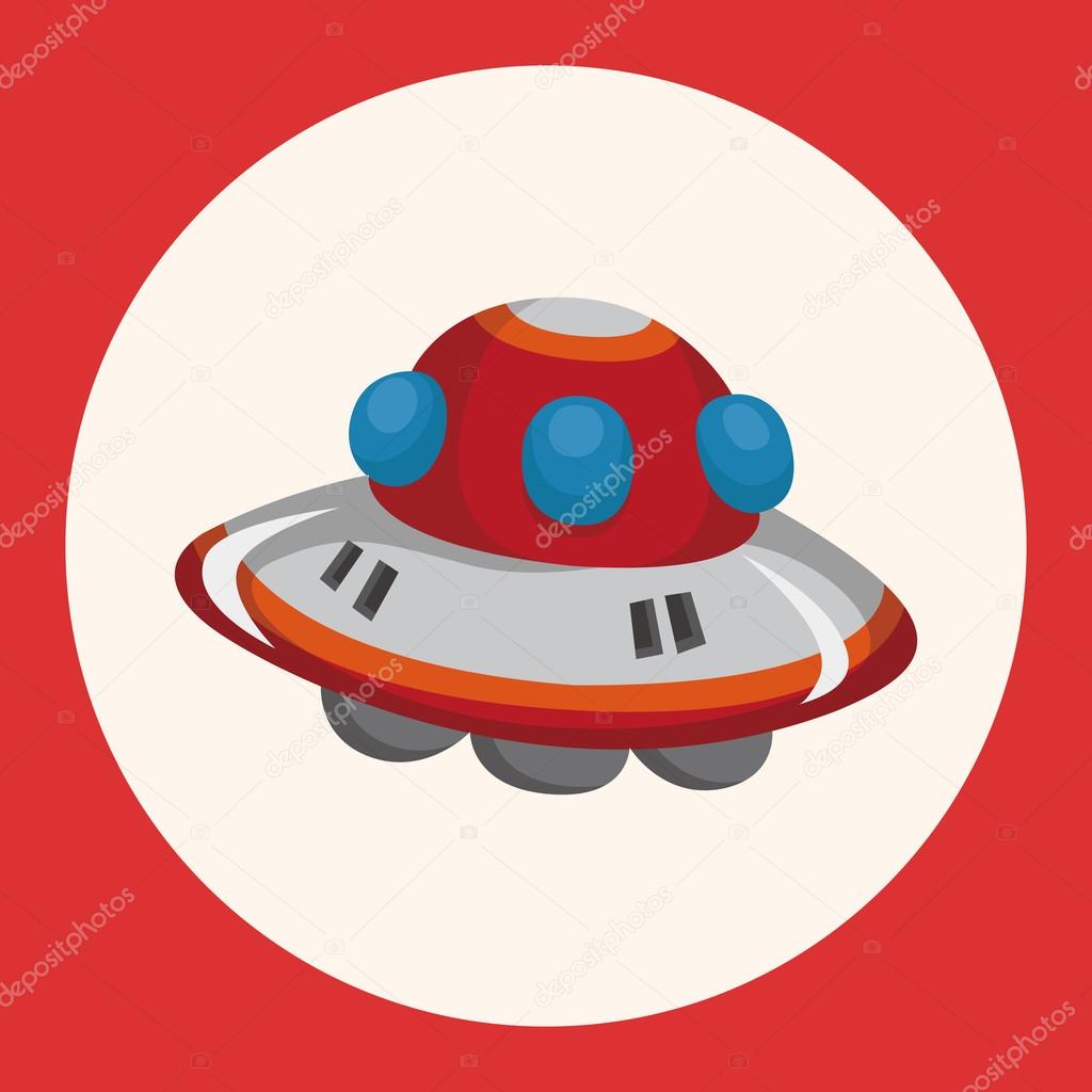 ufo theme elements icon element