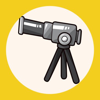 Teleskop Tema öğeleri simge öğesi