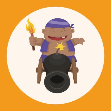 korsan Tema öğeleri vektör, eps simgesi öğesi