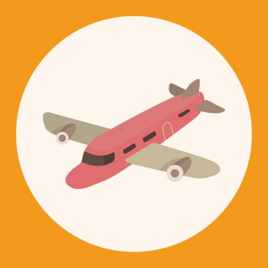 ulaşım uçak Tema öğeleri simge öğesi