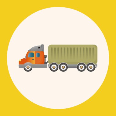 kamyon Tema öğeleri simge öğesi