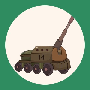 Tank Tema öğeleri vektör, eps