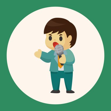 iş adamı teslim konuşma Tema öğeleri