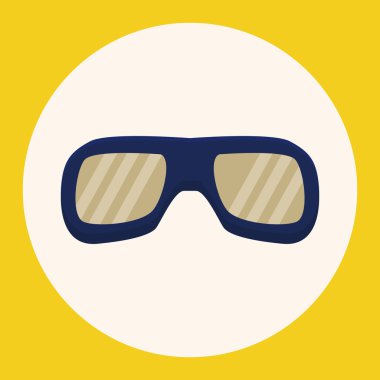 gözlük Tema öğeleri vektör, eps