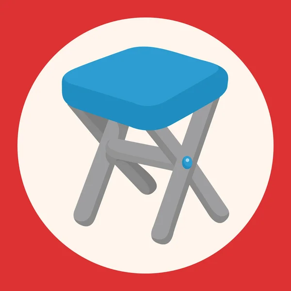椅子テーマ要素アイコン要素 — ストックベクタ