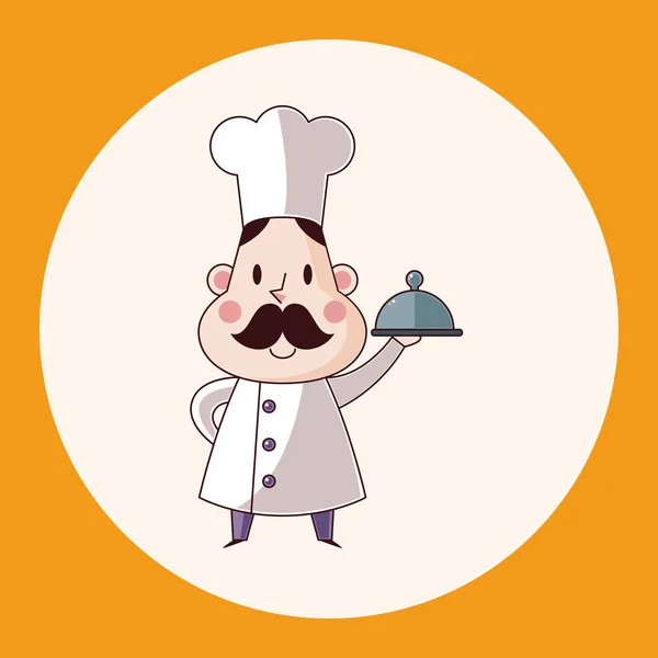 Chef tema elementos vector, eps icono elemento — Archivo Imágenes Vectoriales