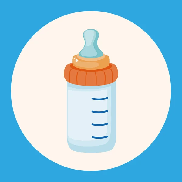哺乳瓶のテーマ要素アイコン要素 — ストックベクタ