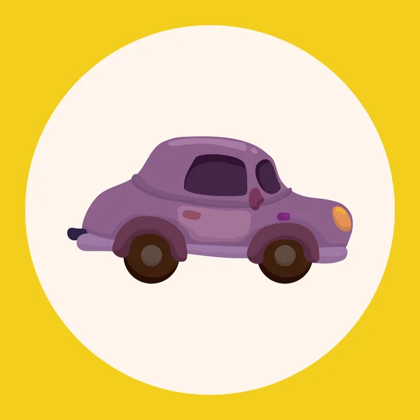 Elementos del tema del coche transporte elemento icono — Vector de stock