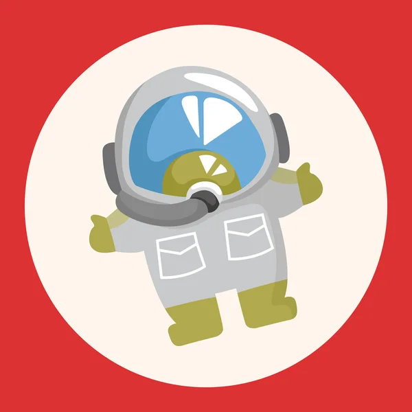 Space astronaut theme elements icon element — Stock Vector