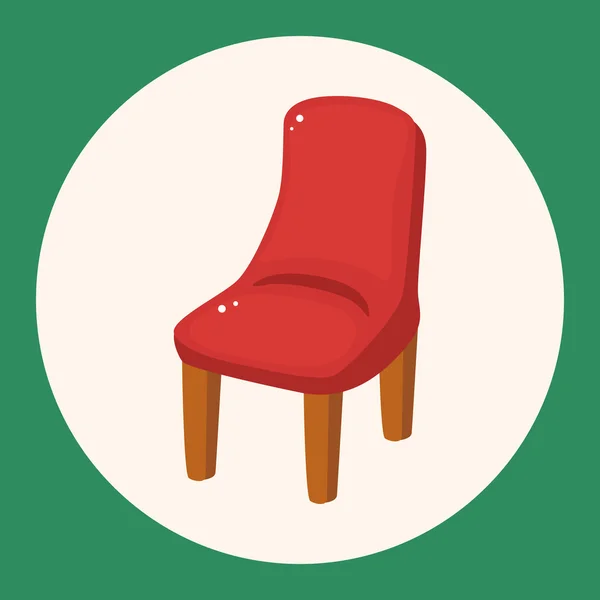 Židle motivu — Stockový vektor
