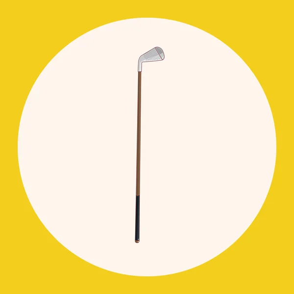 Golf felszerelés téma elemek — Stock Vector