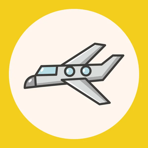 Themenelemente Transportflugzeug — Stockvektor