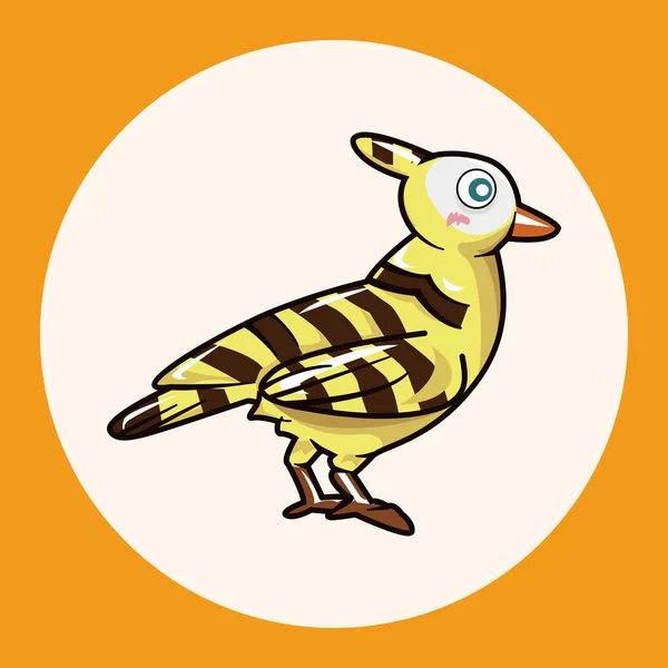 Vogel cartoon thema elementen vector, eps — Stockvector