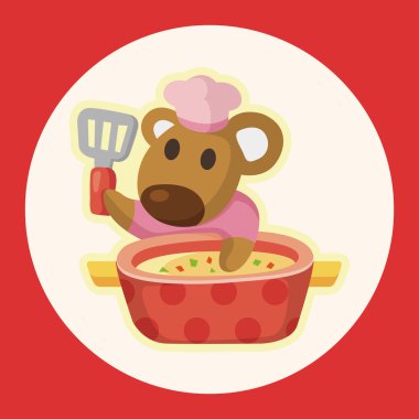 hayvan fare Şef çizgi film Tema öğeleri