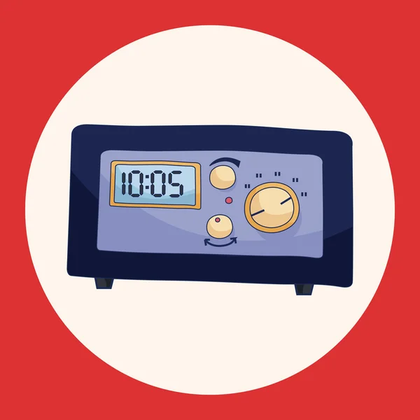 Radio theme elements icon element — Stock Vector