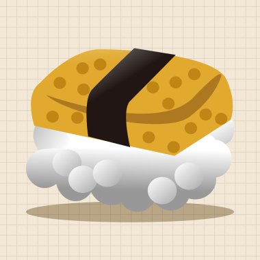 Japon yemek suşi Tema öğeleri