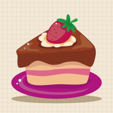 pasta Tema öğeleri dekorasyon doğum günü