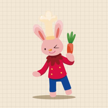 hayvan tavşan Şef çizgi film Tema öğeleri