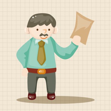 Ofis çalışanları Tema öğeleri 