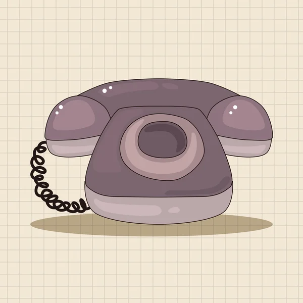 電話のテーマの要素 — ストックベクタ